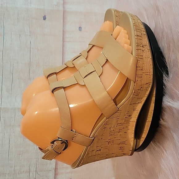 Franco Sarto Shoes - Franco Sarto tan cork wedges